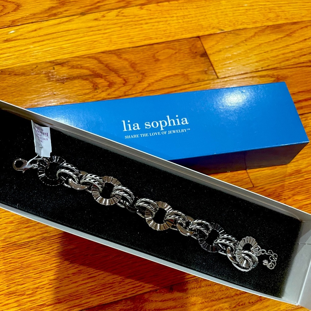 Lia Sophia United Bracelet.  New with tags in original box.